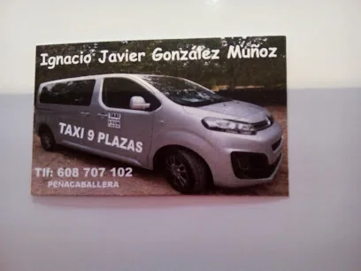 Taxi Ignacio Javier GonzáLez MuñOz en Peñacaballera