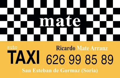 Taxi Ricardo Mate en San Esteban de Gormaz
