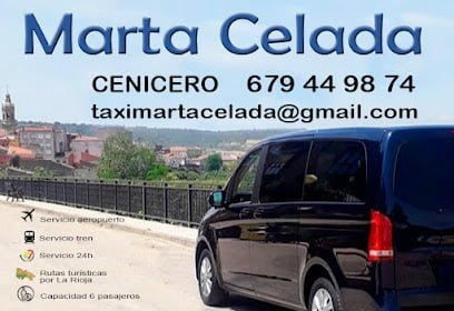 Taxi Marta Celada en Ábalos