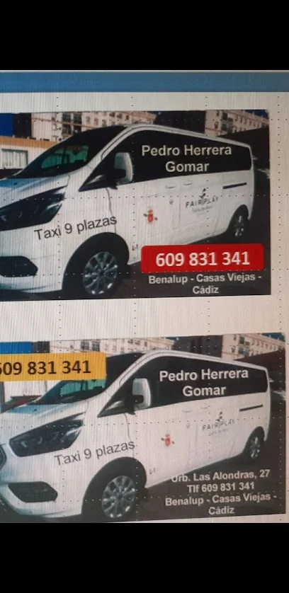 Taxi Benalup Pedro Herrera Gomar en Alcalá de los Gazules
